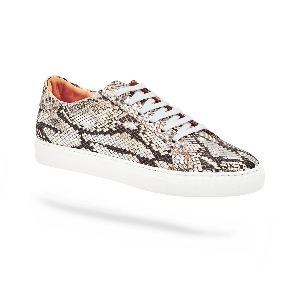 W Low Metallic Silver Python